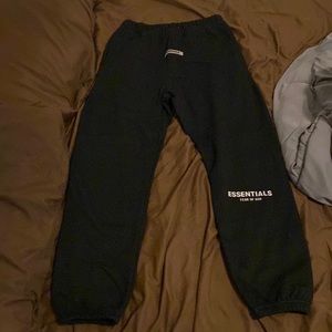 Black Essentials Joggers Men’s size small (Read DESC)